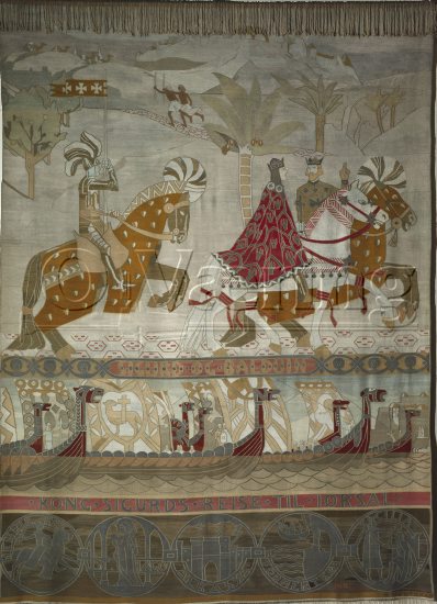 Frida Hansen (1855-1931) - Tapestry / Billedvev,
