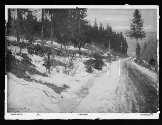 Glassplate og negativ film