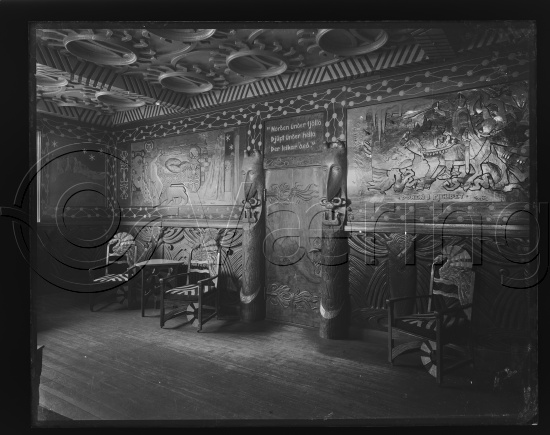 Glassplate og negativ film