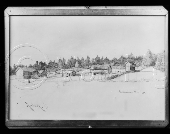 Glassplate og negativ film