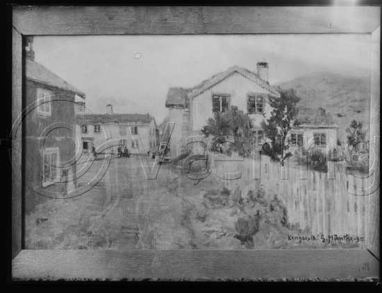 Glassplate og negativ film