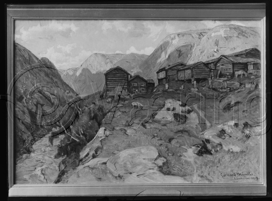 Glassplate og negativ film