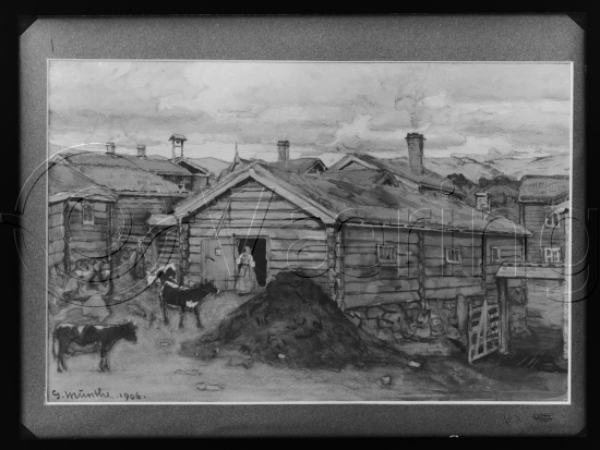 Glassplate og negativ film