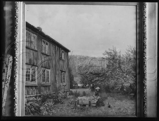 Glassplate og negativ film