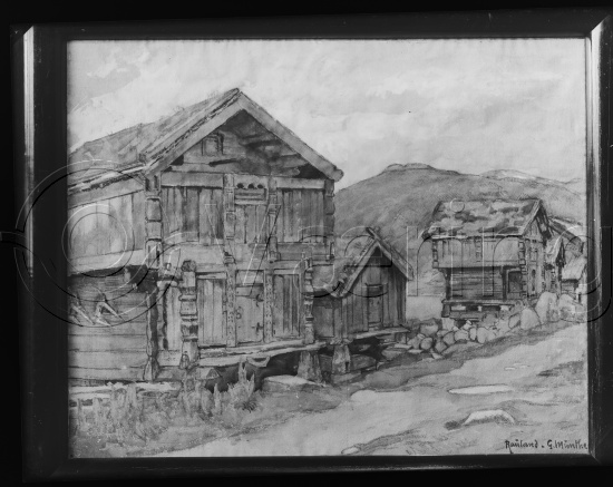 Glassplate og negativ film