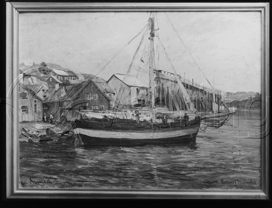 Glassplate og negativ film