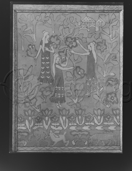 Glassplate og negativ film