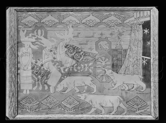 Glassplate og negativ film