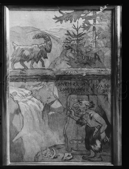 Glassplate og negativ film