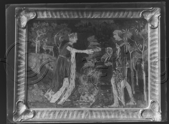 Glassplate og negativ film