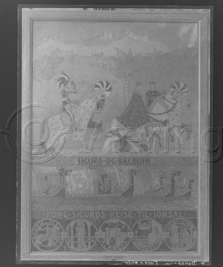 Glassplate og negativ film