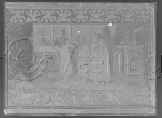 Glassplate og negativ film