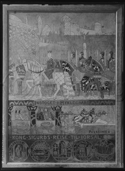 Glassplate og negativ film