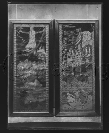 Glassplate og negativ film