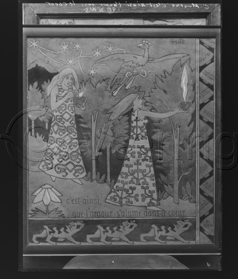 Glassplate og negativ film