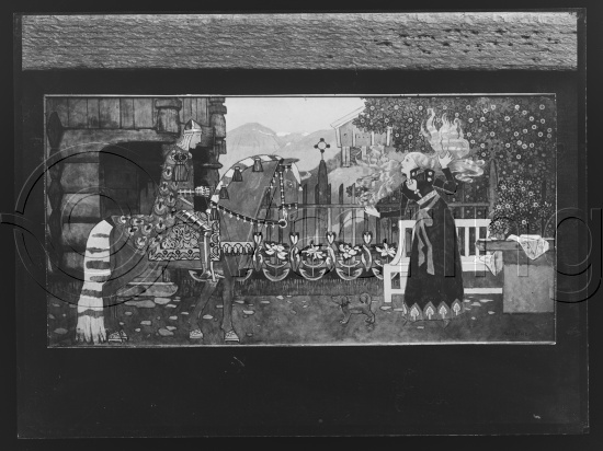 Glassplate og negativ film