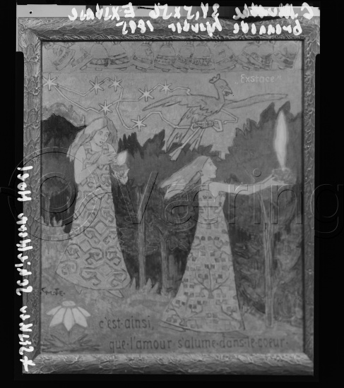 Glassplate og negativ film