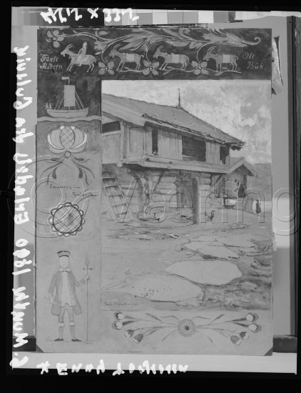 Glassplate og negativ film