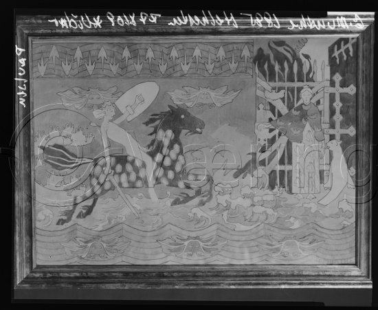 Glassplate og negativ film