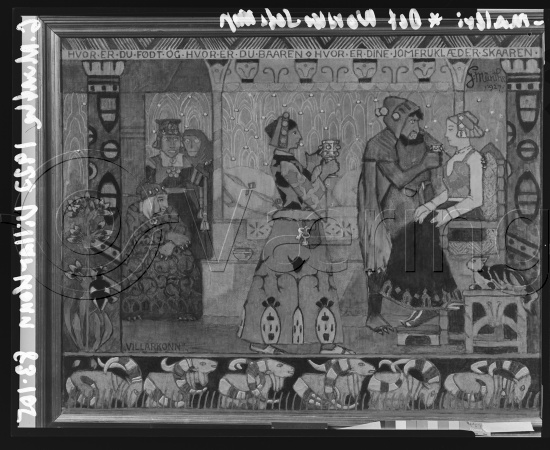 Glassplate og negativ film