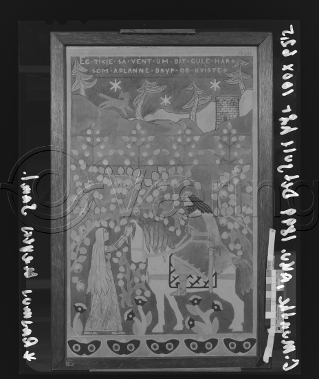 Glassplate og negativ film