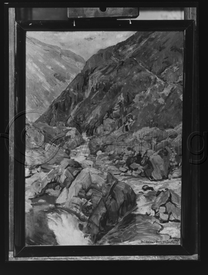 Glassplate og negativ film