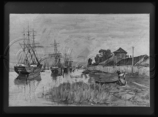 Glassplate og negativ film