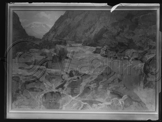 Glassplate og negativ film