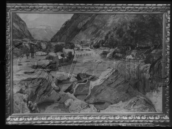 Glassplate og negativ film