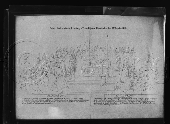 Glassplate og negativ film