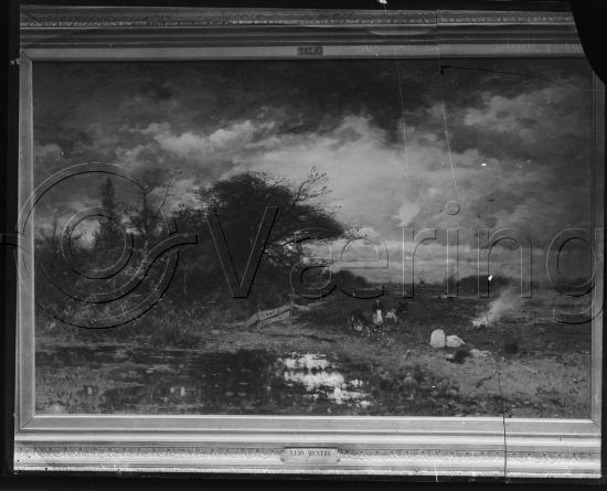 Glassplate og negativ film