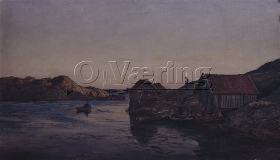 Amaldus Nielsen (1838-1932)
Size: 40x69 cm
Location: Museum, 
Photo: O.Væring 