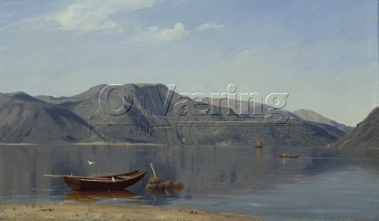 Amaldus Nielsen (1838-1932)
Size: 32x55 cm
Location: Private, 
Photo: O.Væring