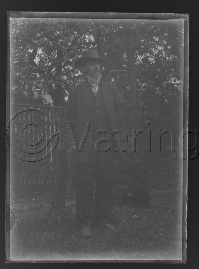 Glassplate og negativ film