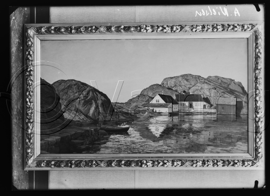 Glassplate og negativ film