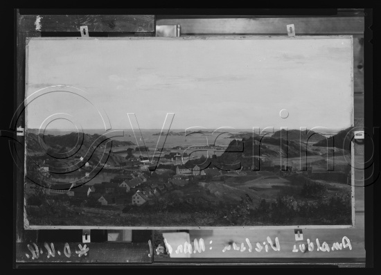 Glassplate og negativ film