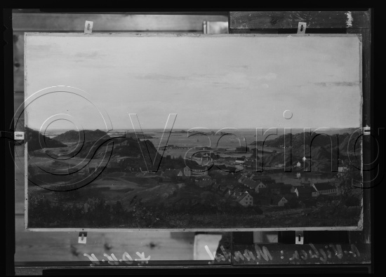 Glassplate og negativ film