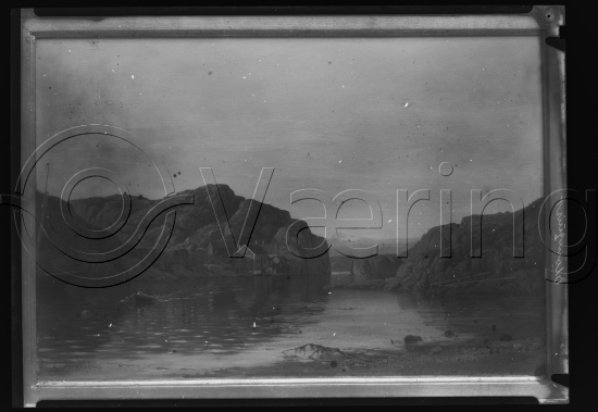 Glassplate og negativ film