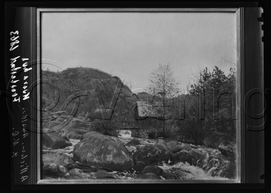 Glassplate og negativ film