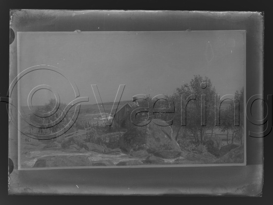 Glassplate og negativ film