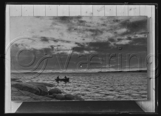 Glassplate og negativ film