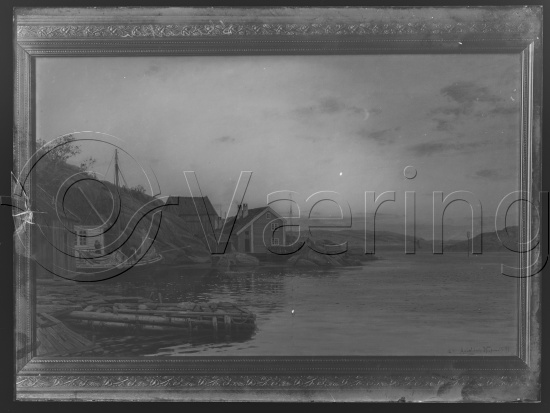Glassplate og negativ film
