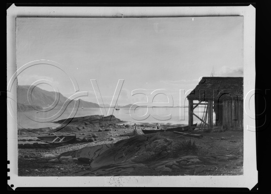 Glassplate og negativ film