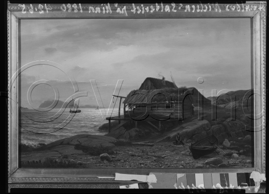 Glassplate og negativ film