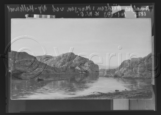 Glassplate og negativ film