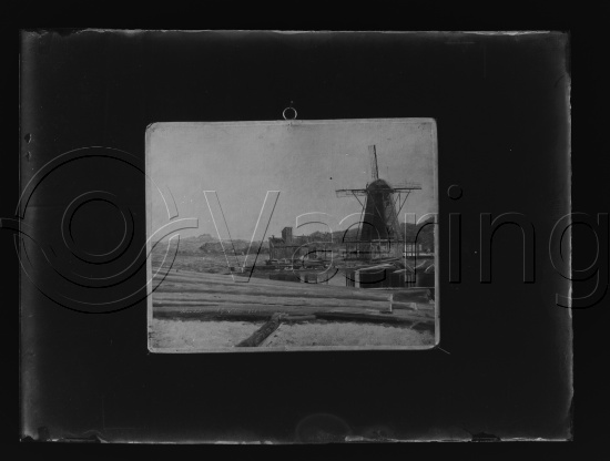 Glassplate og negativ film