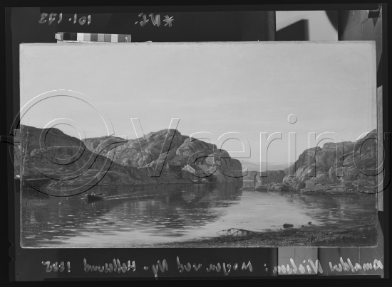 Glassplate og negativ film