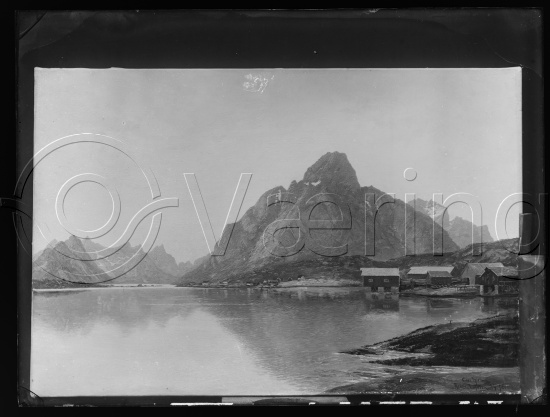 Glassplate og negativ film