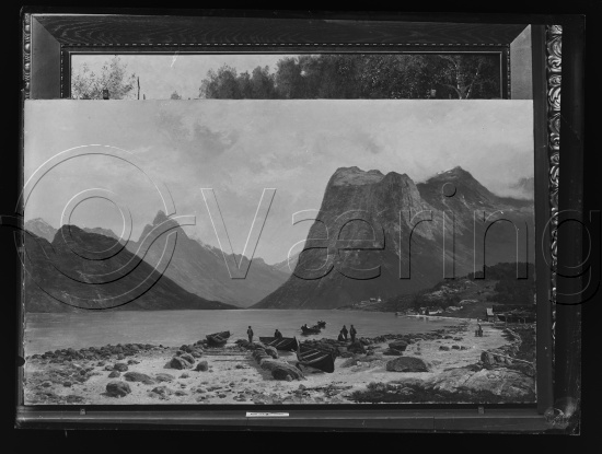Glassplate og negativ film