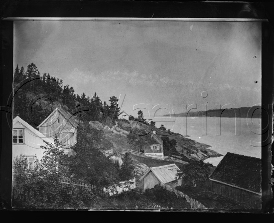 Glassplate og negativ film